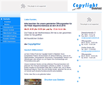 Tablet Screenshot of copylight-bielefeld.de